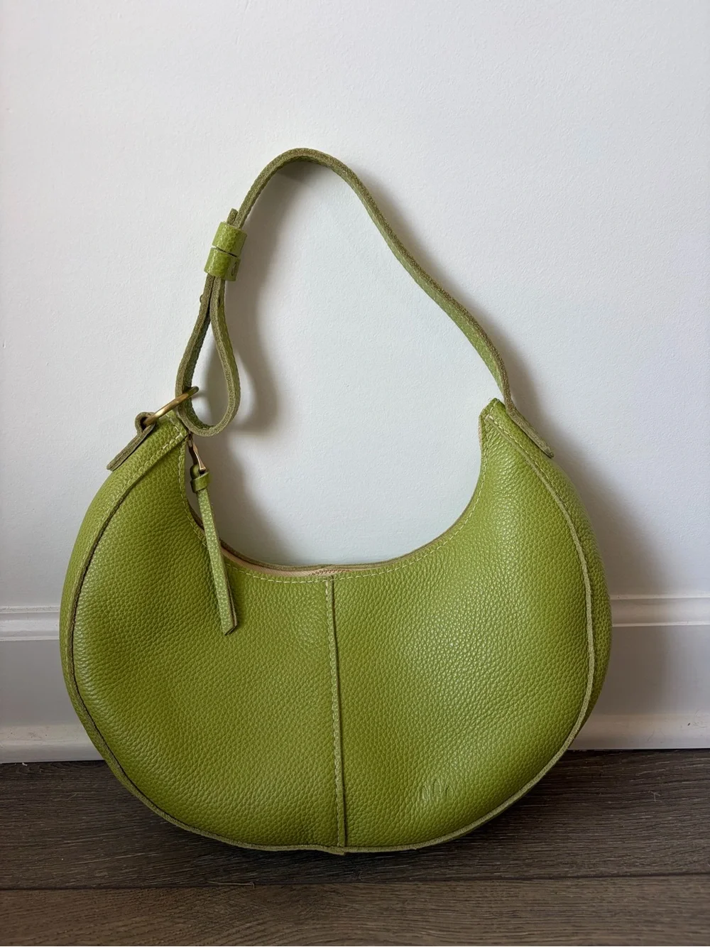Portland Leather Goods Nora Shoulder Bag in Wasabi